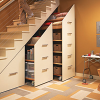 Under-Stair Storage Cabinets