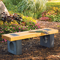 Contemporary Garden Bench