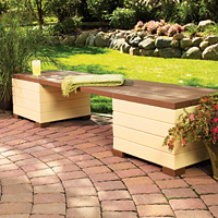 Outdoor Seating with Storage
